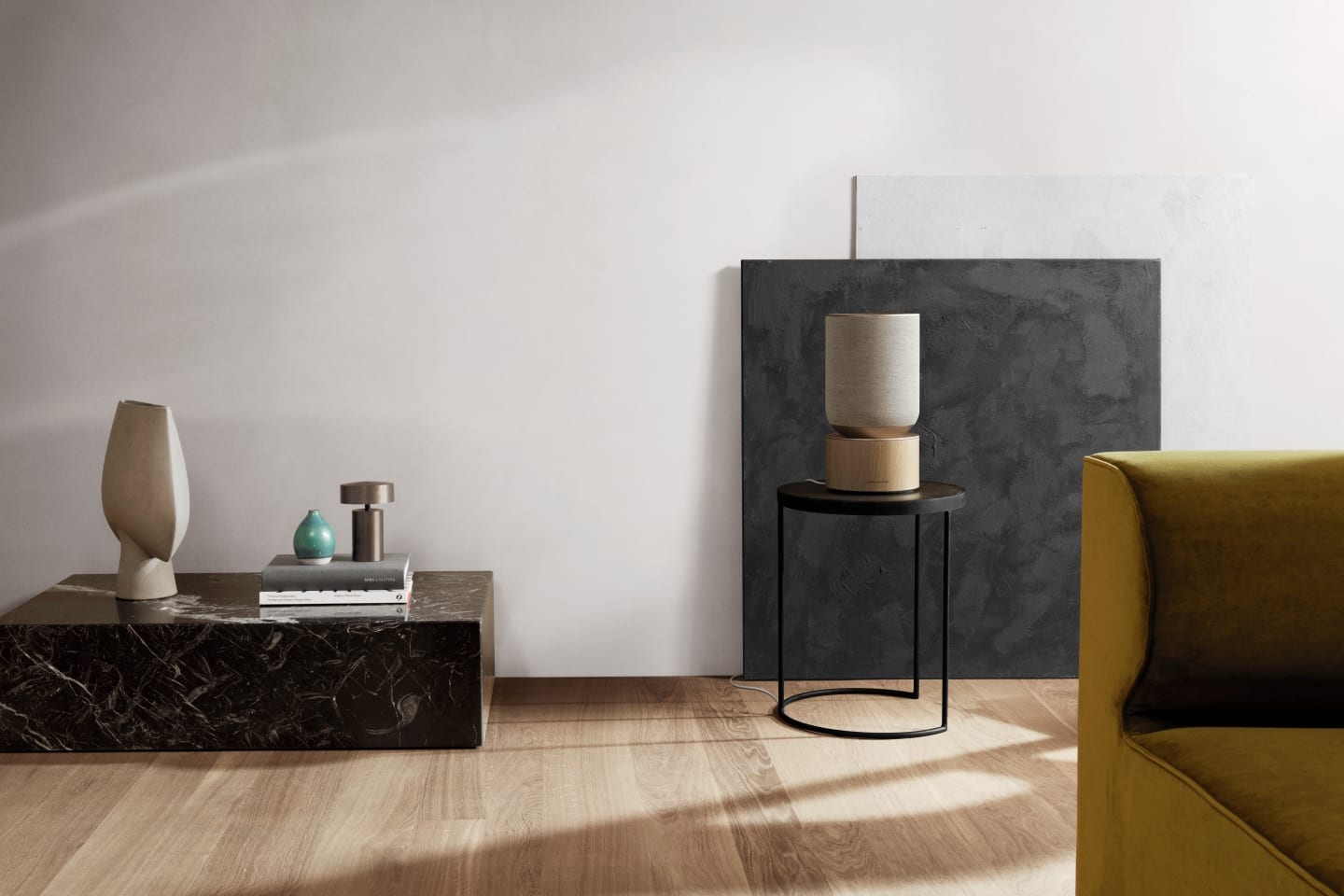 Beosound Balance - potężny głośnik domowy od Bang & Olufsen - Benjamin Hubert - Layer