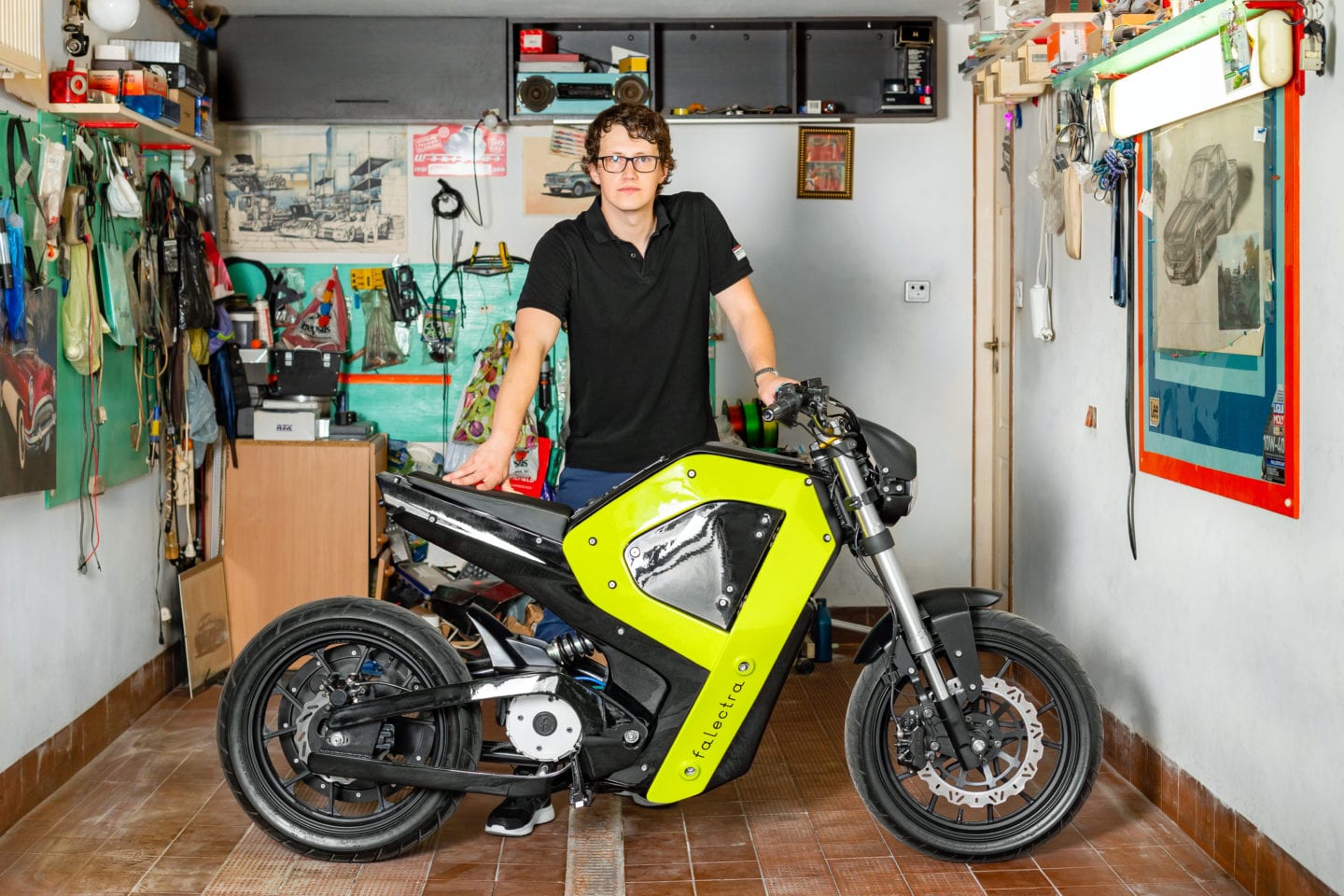 Falectra - pierwszy polski elektryczny motocykl projektu Piotra Krzyczkowskiego #1