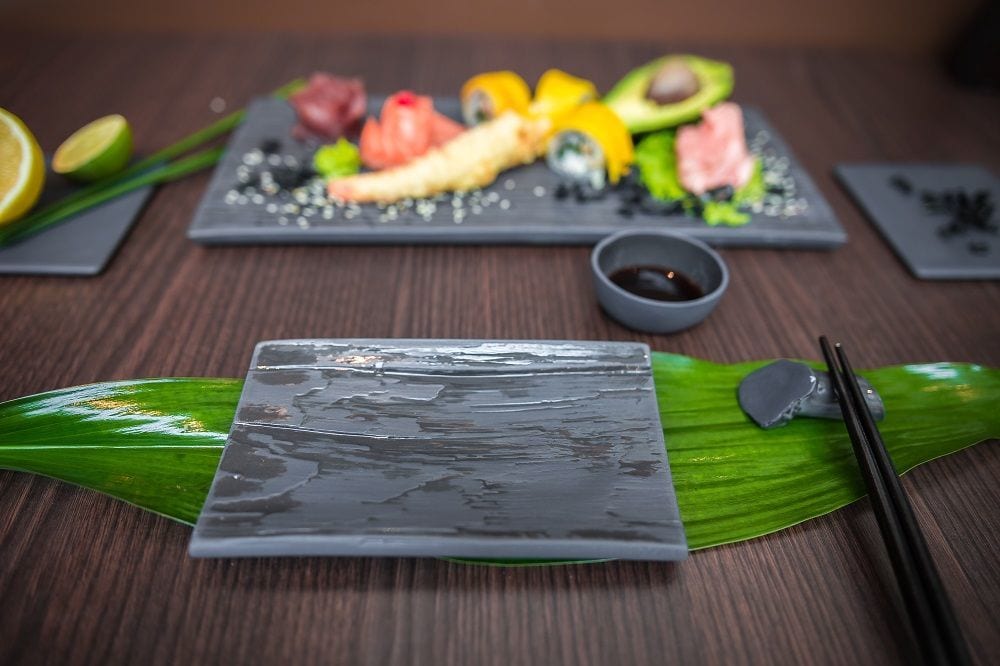 Kolekcja ZEN - zestaw do Sushi dla dwóch osób od Ä†mielów Design Studio