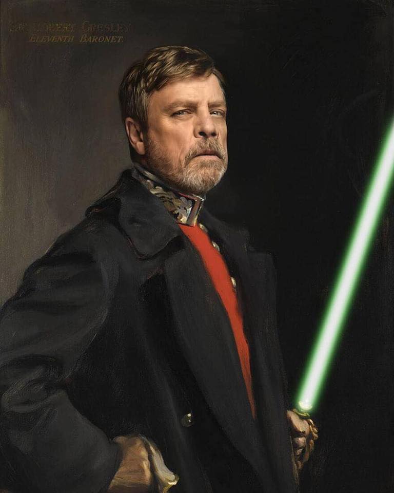 Mark Hamill na obrazie autorstwa francuskiego artysty o pseudonimie Kyès