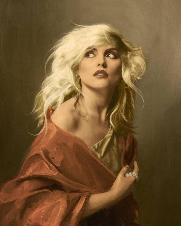 Debbie Harry na obrazie autorstwa francuskiego artysty o pseudonimie Kyès
