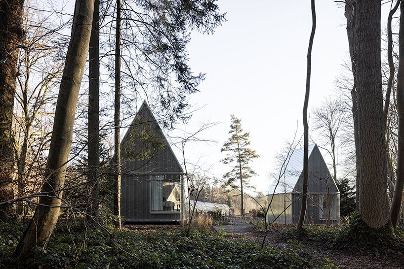 La Roseraie – przeszkolne domki od Studio Laboratoire - foto Nicolas da Silva Lucas