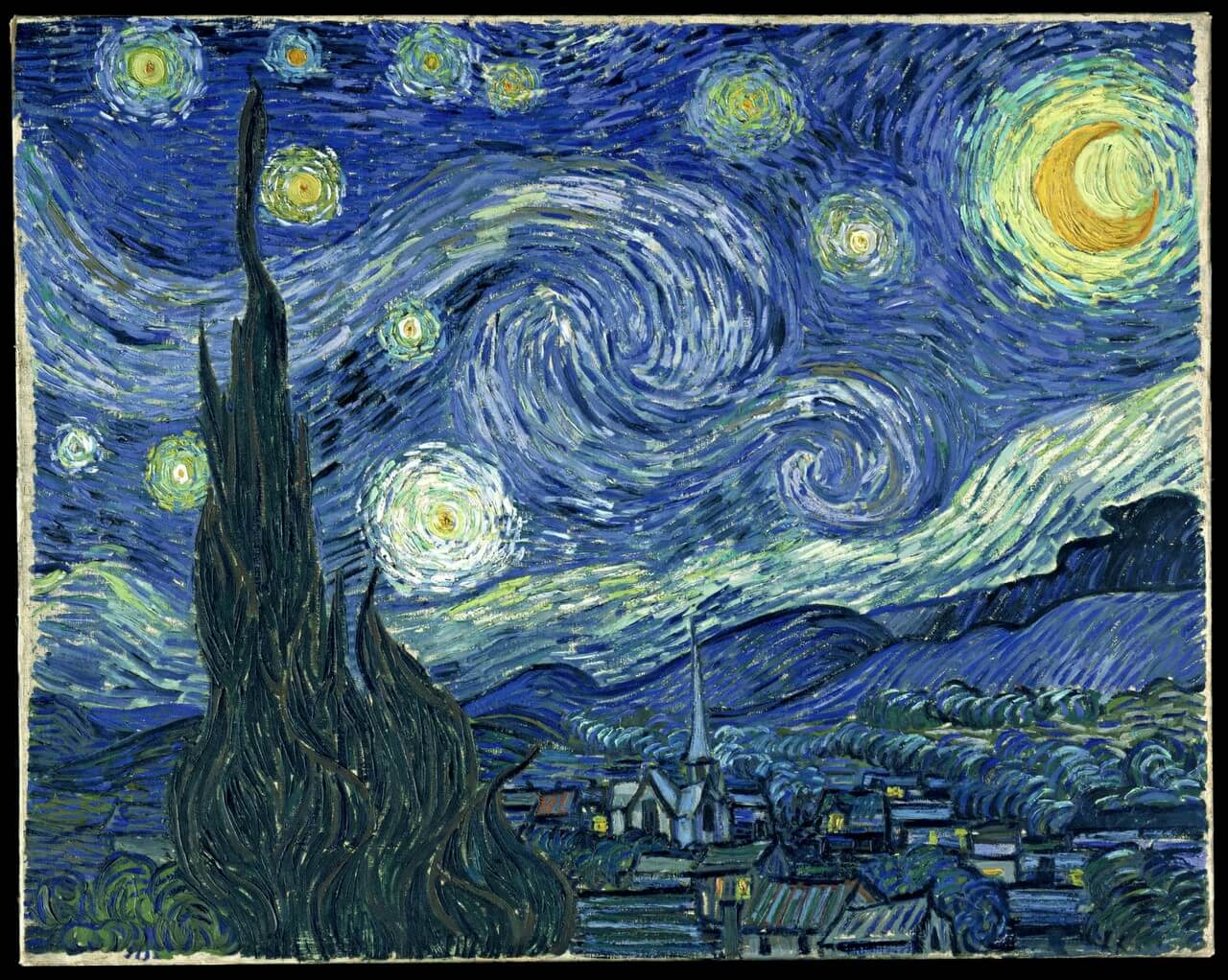 Vincent van Gogh - Gwiaździsta noc