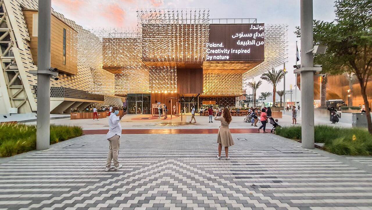 Wnętrza Pawilonu Polski na Expo 2020 w Dubaju nagrodzone!