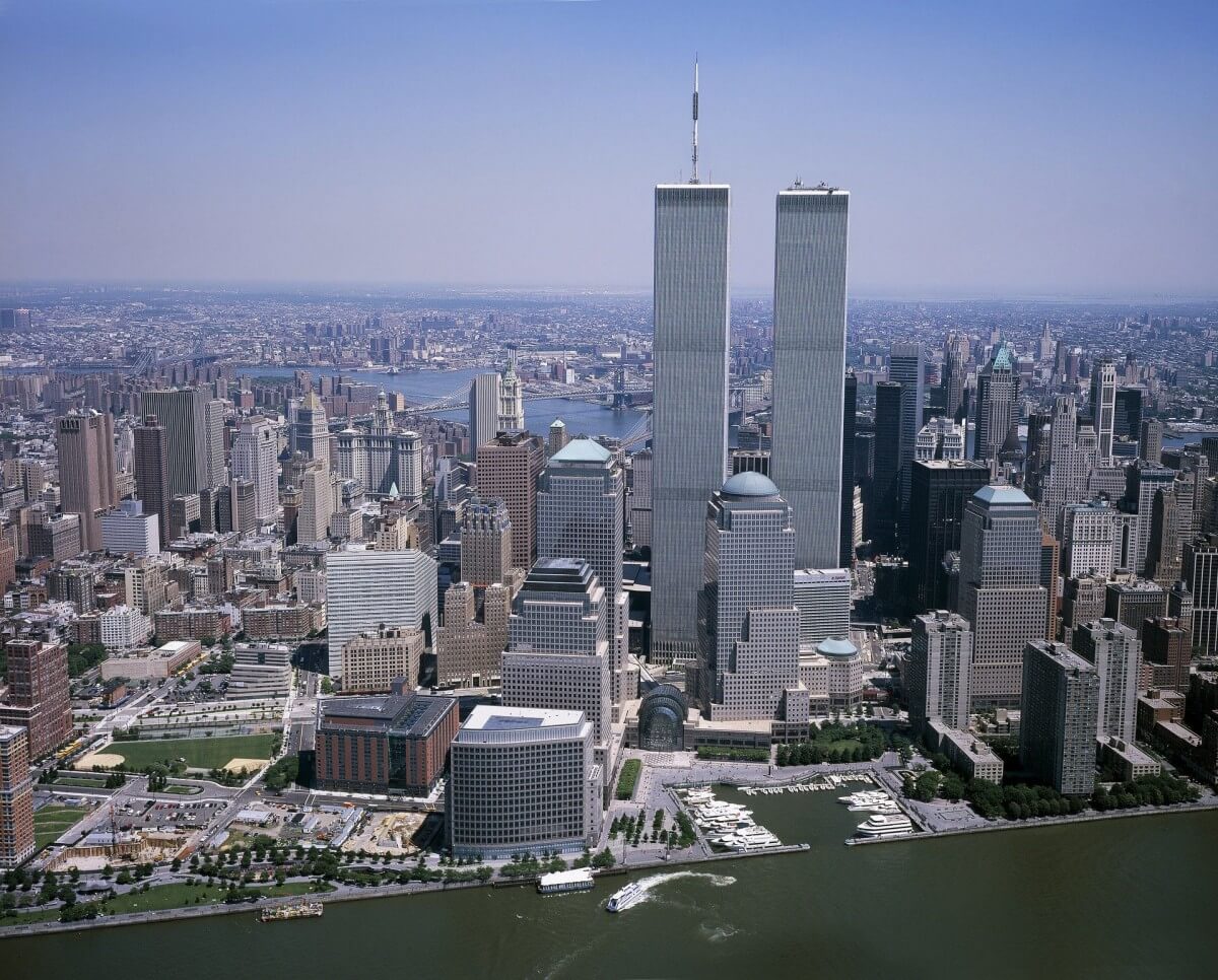 Atak na World Trade Center - foto Spencer Platt