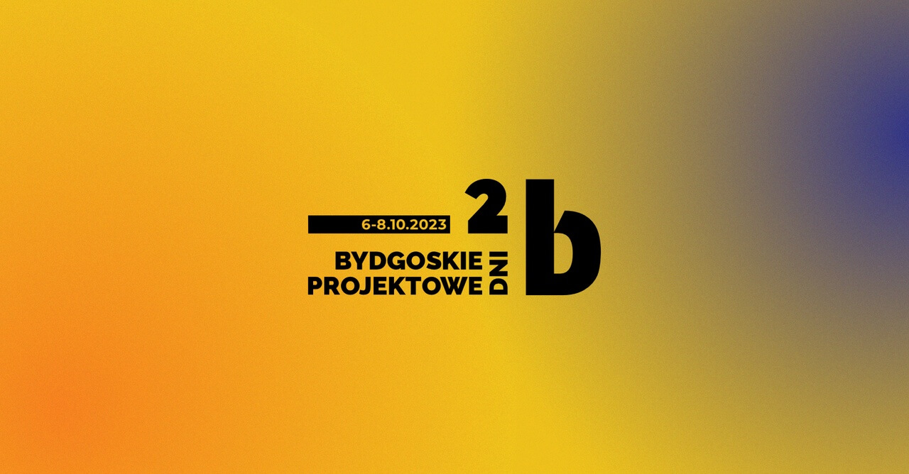 Bydgoskie Dni Projektowe - kreatywny gradient tła.