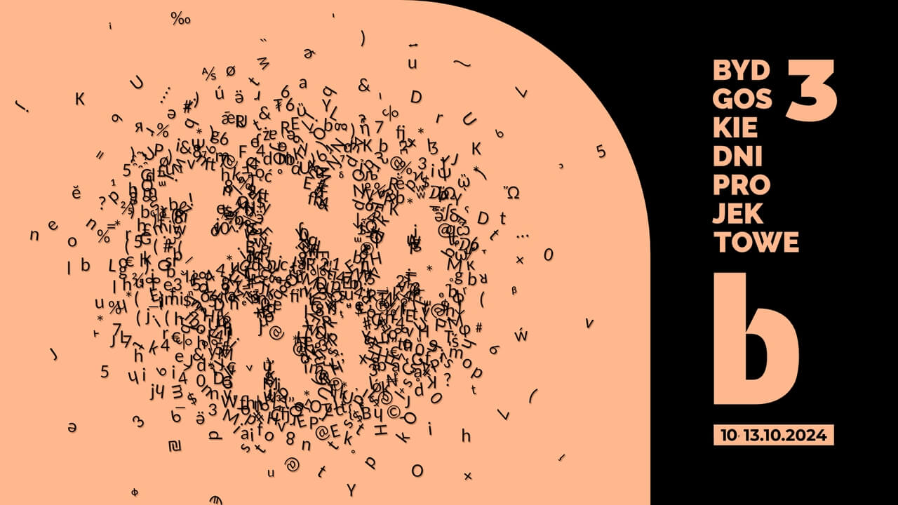 Bydgoskie Dni Projektowe: artystyczna abstrakcja liter i cyfr.