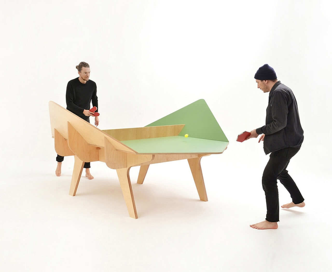 NEDJ table tennis 2.0 - ping pong w kreatywnym wydaniu - projekt NEDJ & Exercice studio