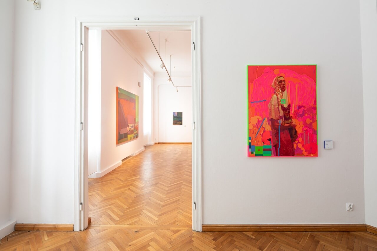 Projekt przestrzeni wystawienniczej SAINER. KOL∞R spod kreski Biuro Kreacja - foto Rafał Kołsut, Aleksandra Mac
