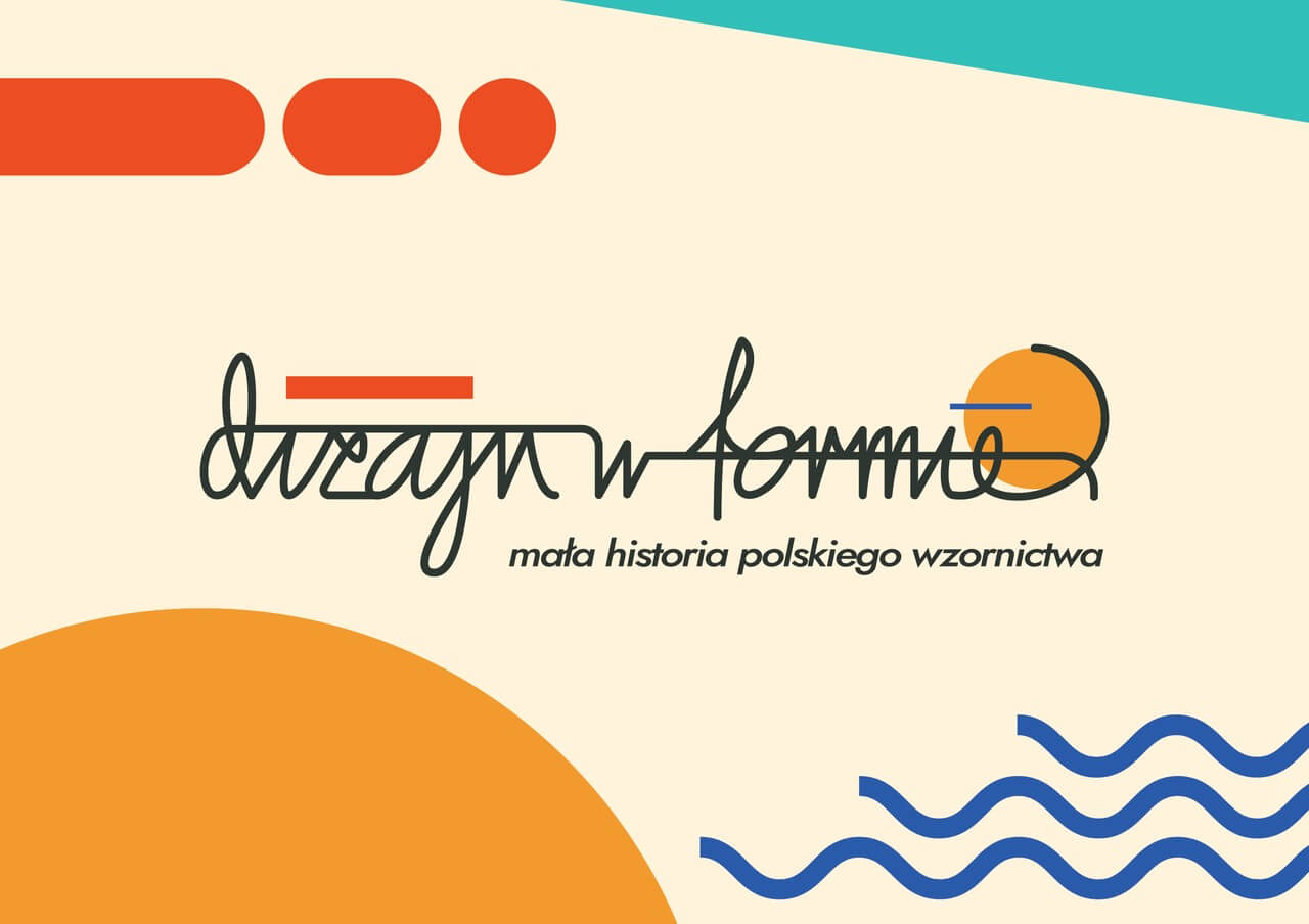 Minimalistyczna grafika z elementami retro i nowoczesnym designem.