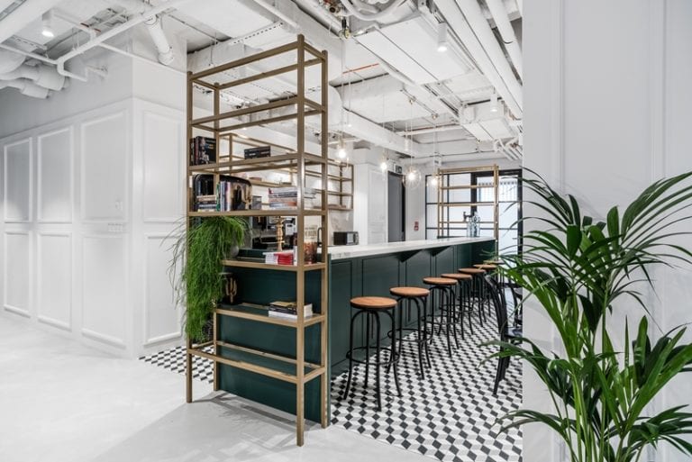 Biuro Solutions Rent Coworking projektu The Design Group