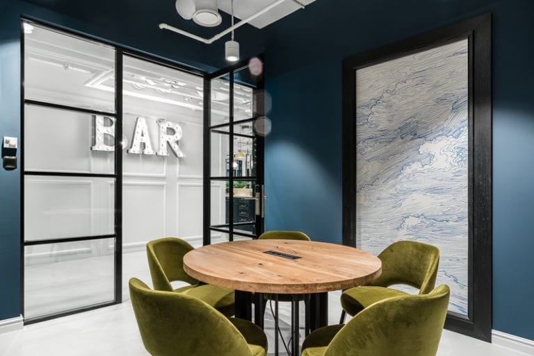 Biuro Solutions Rent Coworking projektu The Design Group