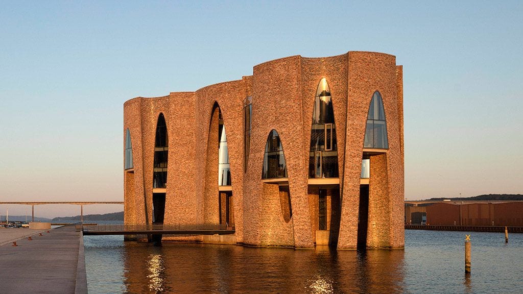 Front Fjordenhus w Vejle projekt Olafur Eliasson