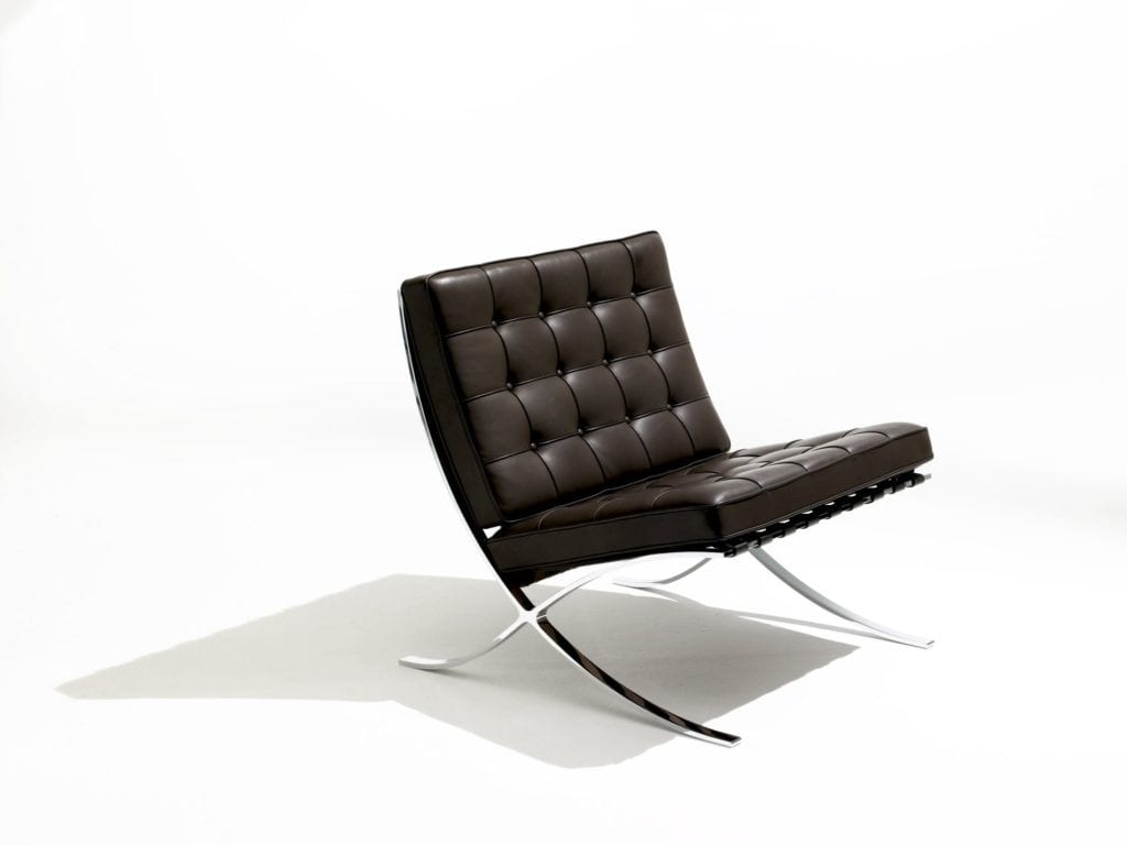 Krzeslo barcelona Knoll projekt Ludwig Mies van der Rohe