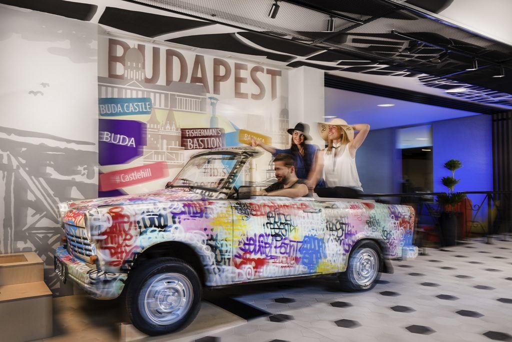 Trabant w hotelu Mercure Budapest Buda