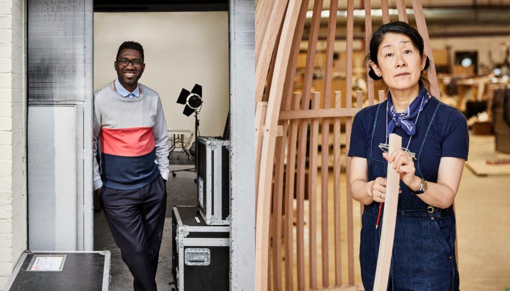 Au Tomoko Azumi Kwame Kwei Armah Young Vic red oak AHEC - Legacy - London Design Festival 