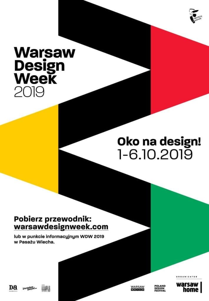 Warsaw Design Week 2019 - tydzień designu w Warszawie - plakat wydarzenia