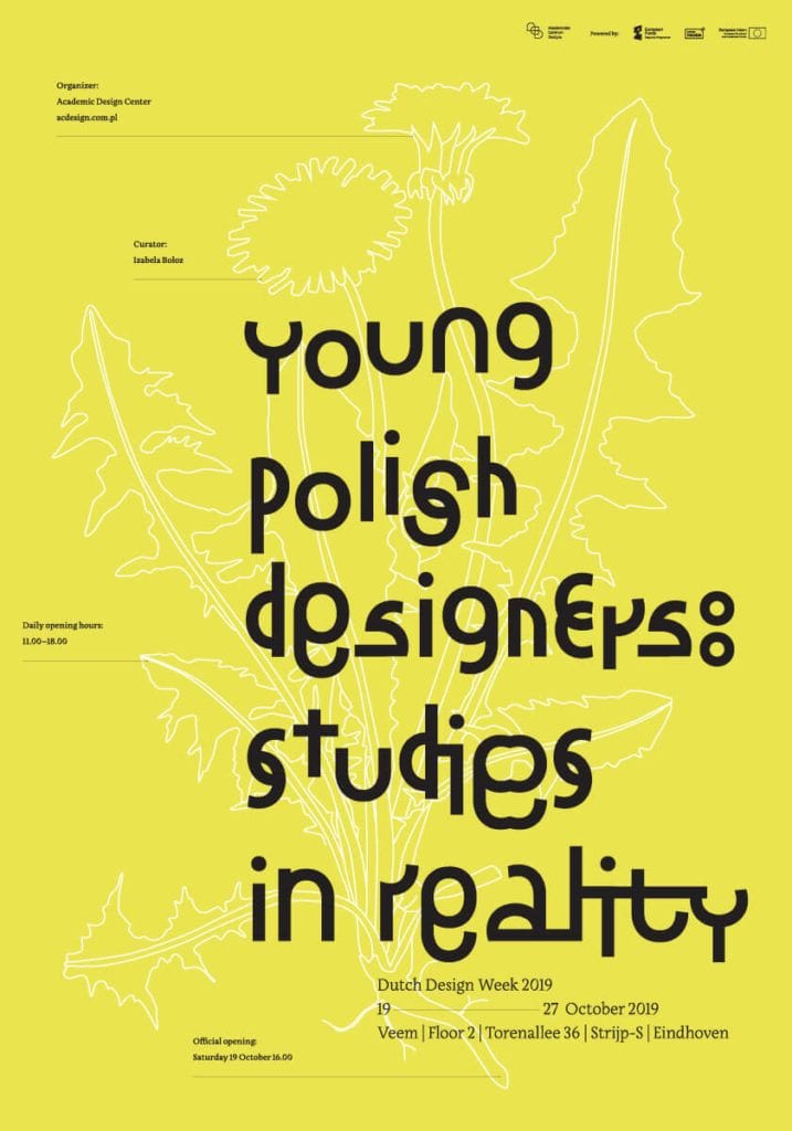 Young Polish Designers: Studies in Reality na Dutch Design Week #1