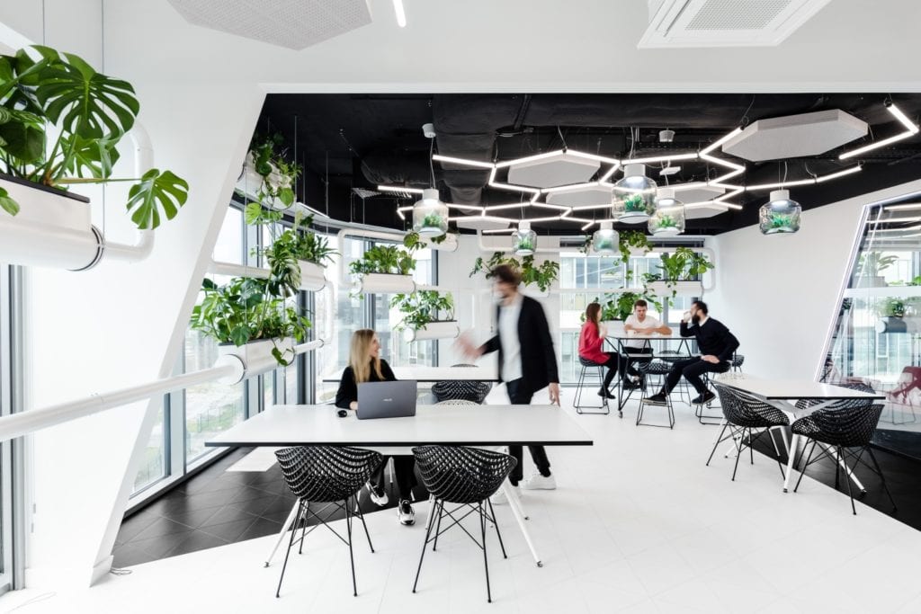 Nordea Horizon - futurystyczne centrum IT w Warszawie - projekt pracownia Workplace