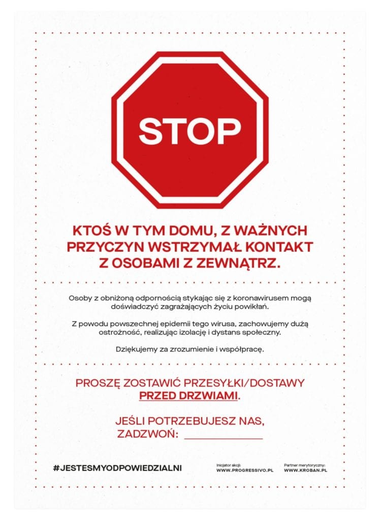 #jesteśmyodpowiedzialni - akcja rodem z Łodzi podbija internet - łódzka firma Progressivo - Jesteśmy odpowiedzialni