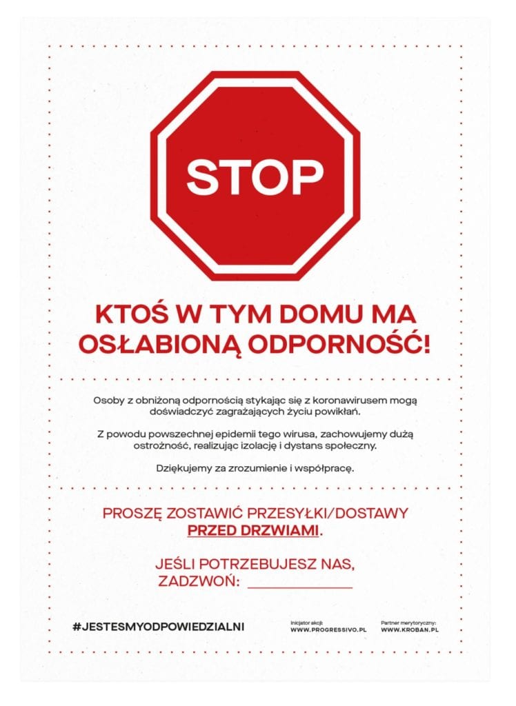 #jesteśmyodpowiedzialni - akcja rodem z Łodzi podbija internet - łódzka firma Progressivo - Jesteśmy odpowiedzialni