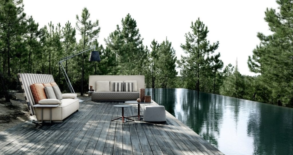 Kolekcje outdoorowe B&B Italia - Antonio Citterio, Philipe’a Starck i Naoto Fukasawa