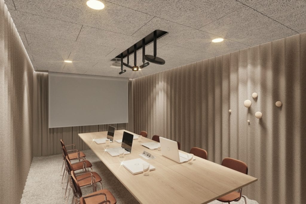 Qubus Hotel Katowice projektu pracowni MIXD - Sala konferencyjna