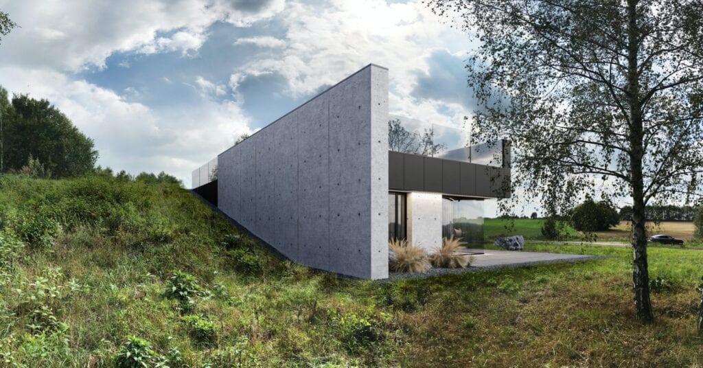 RE: HOUSE IN THE ROCK - dom projektu REFORM Architekt