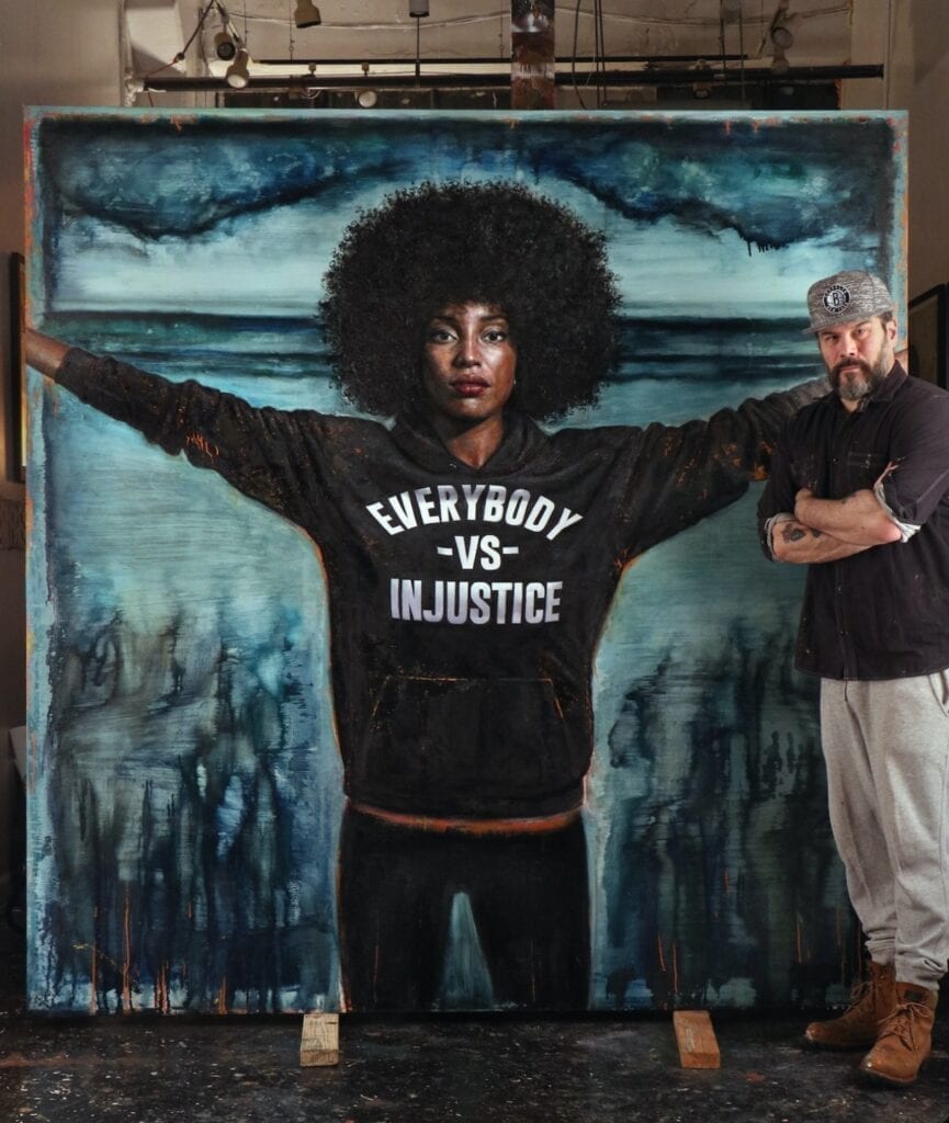 Tim Okamura i olejne obrazy przedstawiające kobiecą siłę - GIRL – ILLA WARFAIR