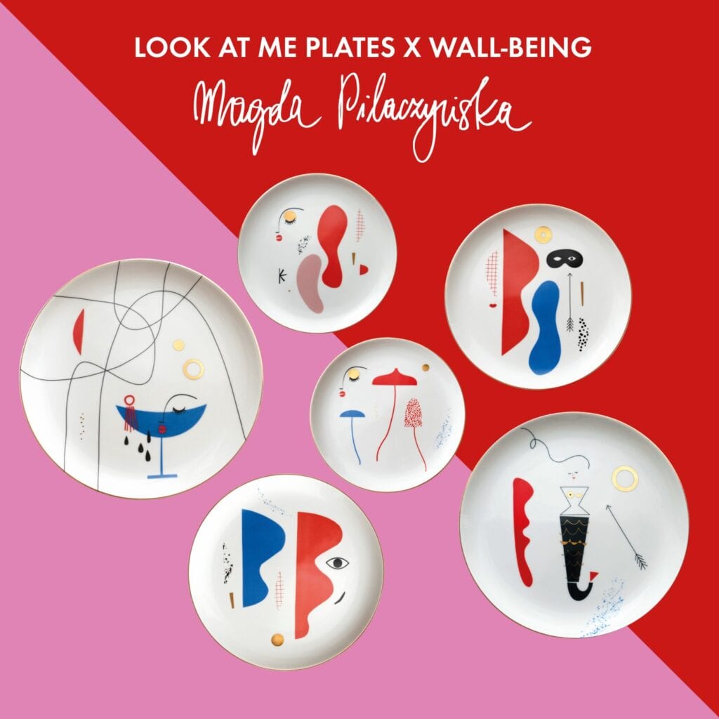 Wall-Being x Look At Me Plates - nowe spojrzenie na galerię ścienną - Magda Pilaczyńska