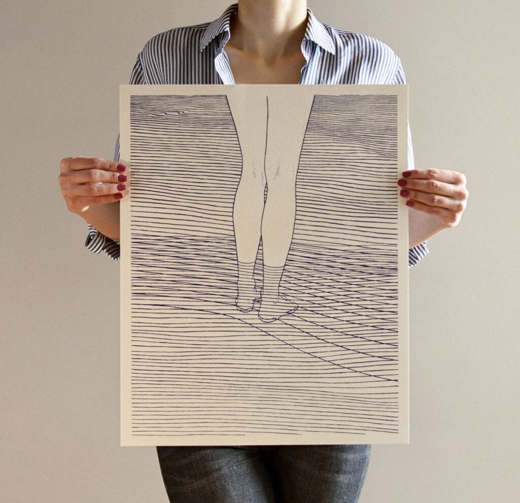 Bartosz Kosowski - plakat Girl and the Sea