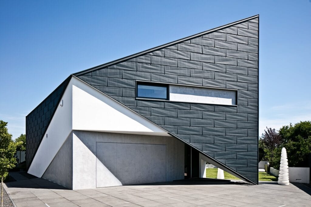 RE: TRIANGLE HOUSE - dom na planie trapezu od REFORM Architekt - Marcin Tomaszewski