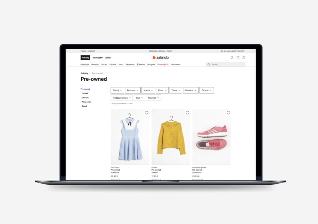 Zalando Pre-owned - kupuj i sprzedawaj używane artykuły