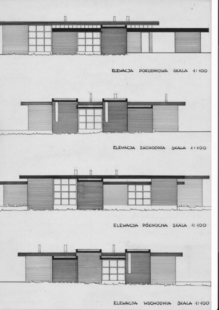 Jan Szpakowicz, Zalesie, dom własny, 1965-70, projekt