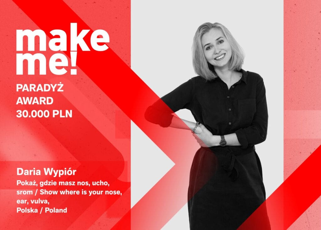 Polskie projektantki nagrodzone w konkursie make me! - Łódź Design Festival 2021 - Daria Wypiór - Pokaż, gdzie masz nos, ucho, srom