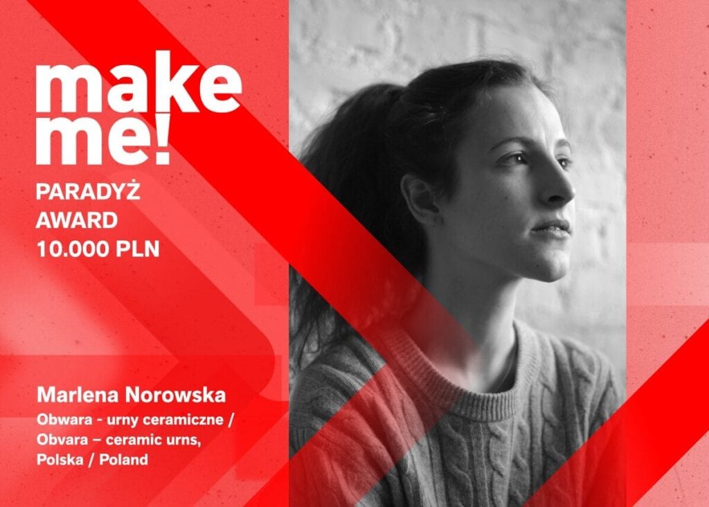 Polskie projektantki nagrodzone w konkursie make me! - Łódź Design Festival 2021 - Marlena Norowska - Obwara - urny ceramiczne