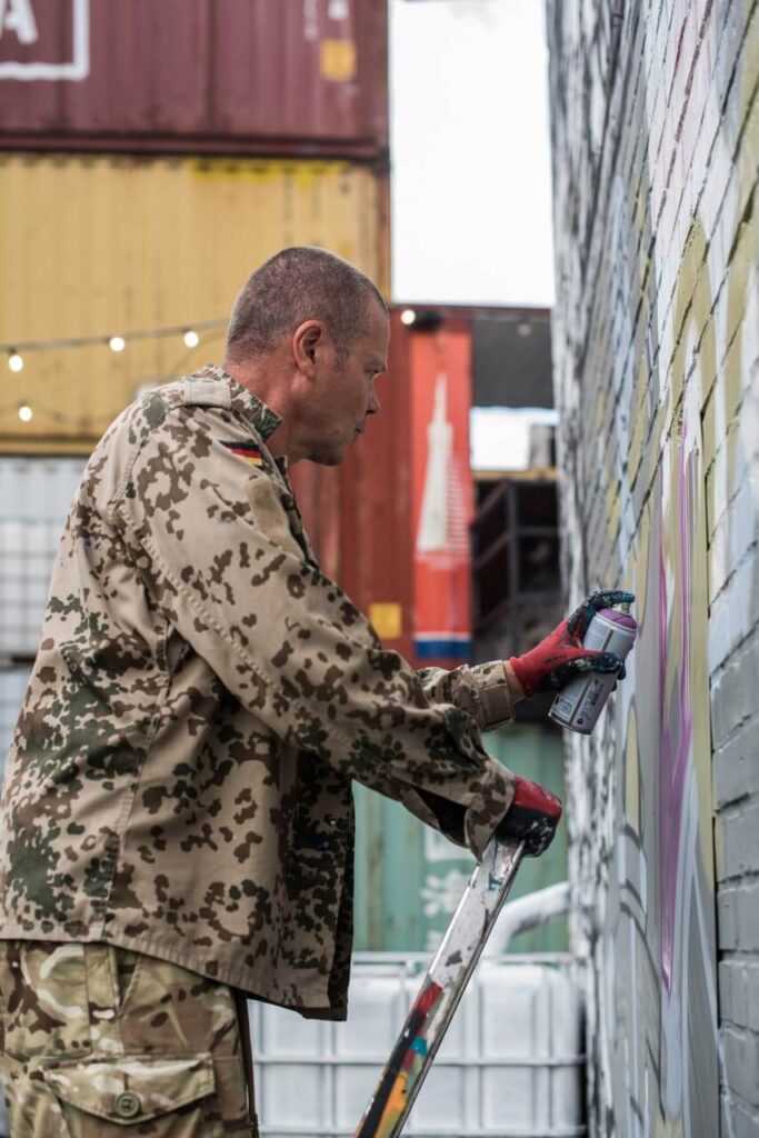 Streetartowy projekt na terenie dawnej Stoczni Gdańsk