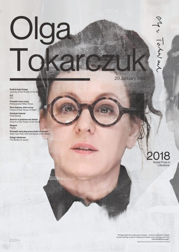 Paula Matczak - Plakat Olga Tokarczuk