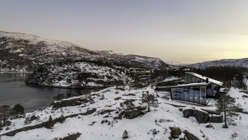 Efjord Cabin - nowoczesny dom na norweskiej wyspie