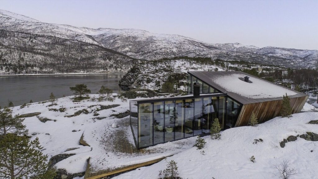 Efjord Cabin - nowoczesny dom na norweskiej wyspie