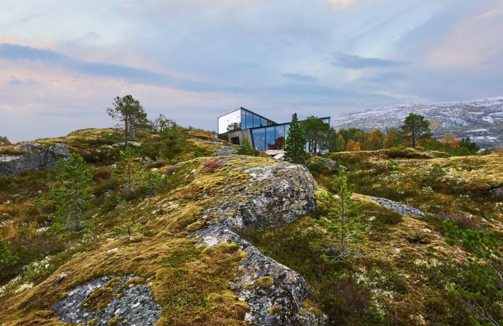 Efjord Cabin - nowoczesny dom na norweskiej wyspie