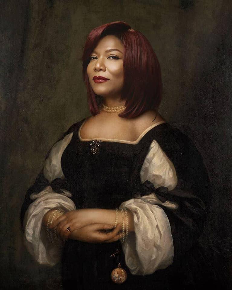 Queen Latifah na obrazie autorstwa francuskiego artysty o pseudonimie Kyès