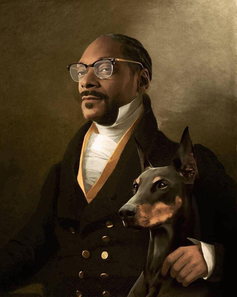 Snoop Dogg na obrazie autorstwa francuskiego artysty o pseudonimie Kyès