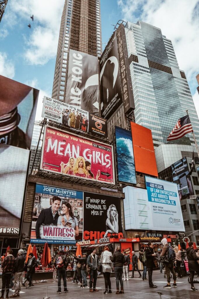 Times Square w Nowym Jorku - foto Mathias Arlund - Unshplash