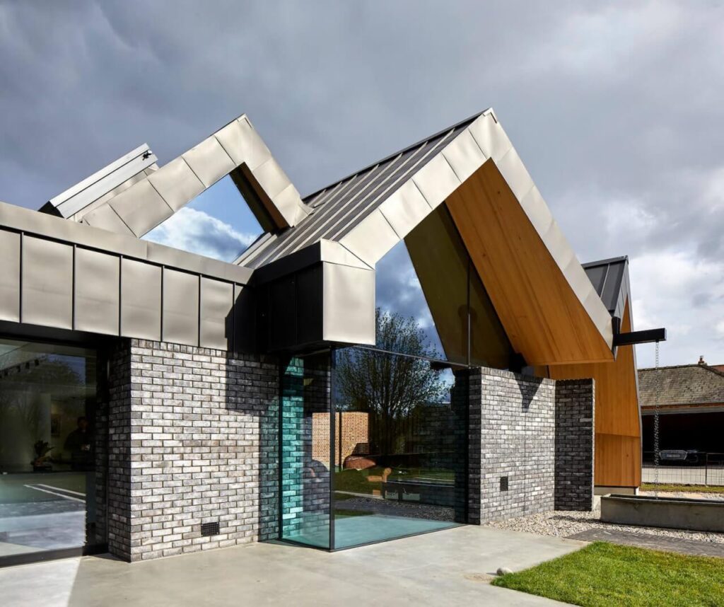 Gables House – ekologiczny dom projektu Chadwick Dryer Clarke Studio - foto Hufton and Crow