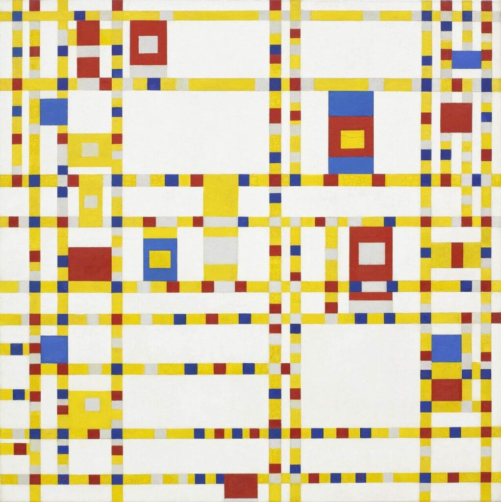 Piet Mondrian - Obraz Broadway Boogie Woogie