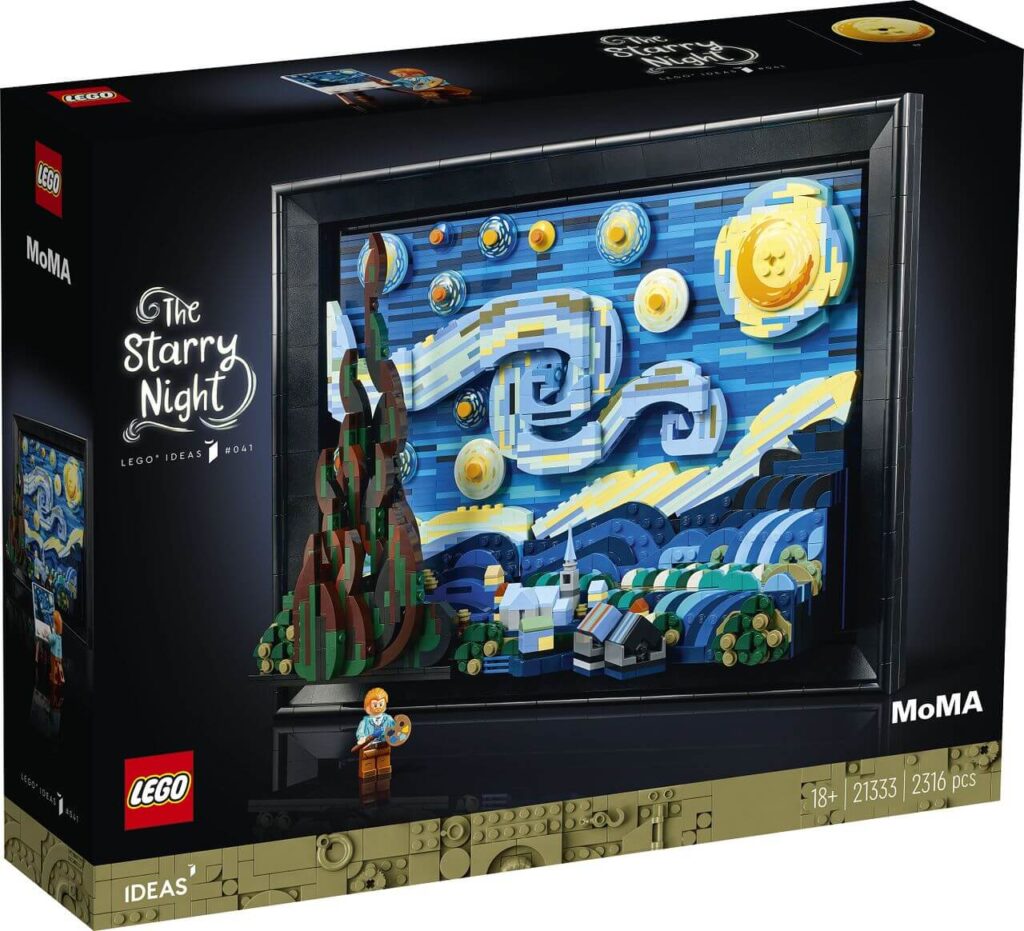 „Gwiaździsta noc” Vincenta van Gogha w wersji LEGO