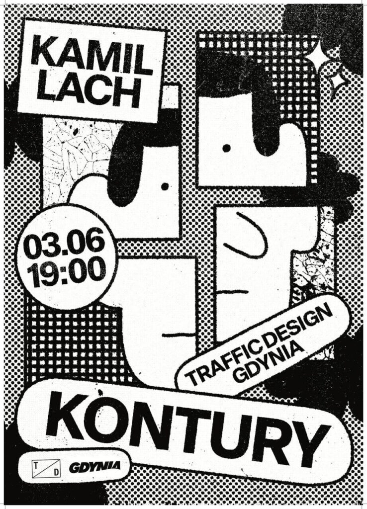 „Kontury” - wystawa prac Kamila Lacha w galerii Traffic Design