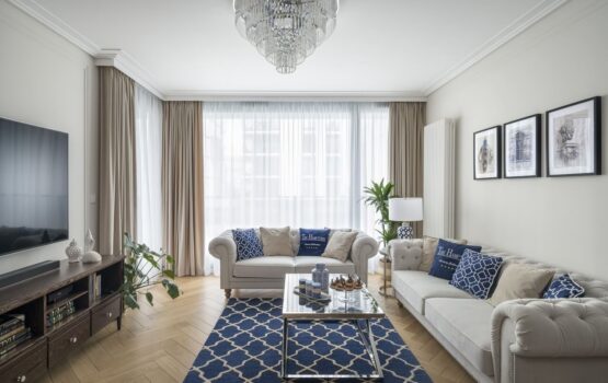 Apartament w stylu hamptons w centrum miasta od Miśkiewicz Design