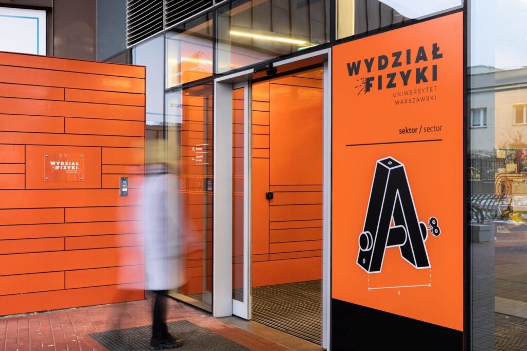 Wydział Fizyki Uniwersytetu Warszawskiego - projekt Blank Studio